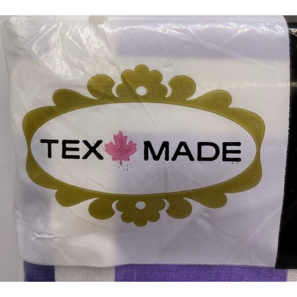 Texmade Labyrinth Truprest Set of 2 Pillow Cases Geometric Links 1970s Purple - Picture 2 of 12